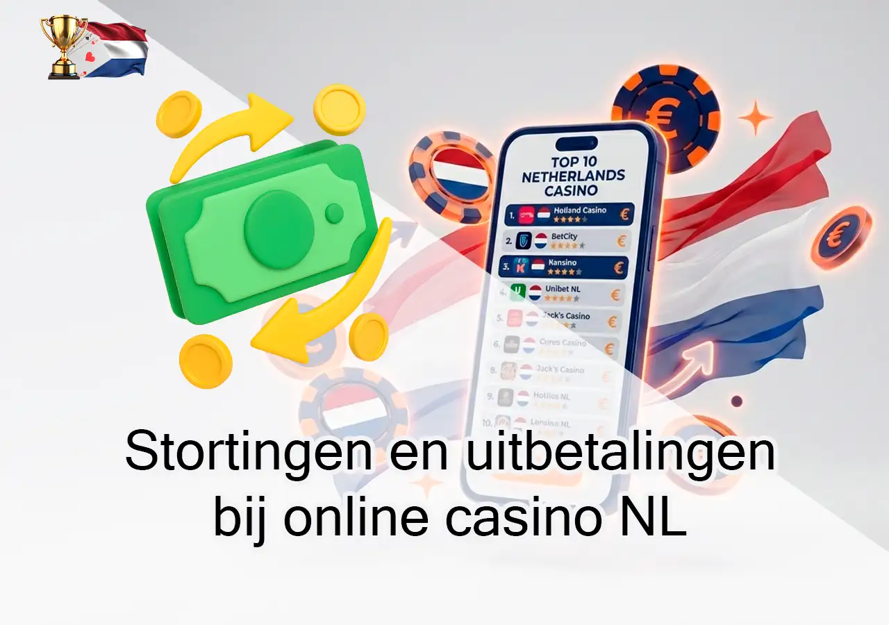 Stortingen en uitbetalingen bij online casino’s in Nederland